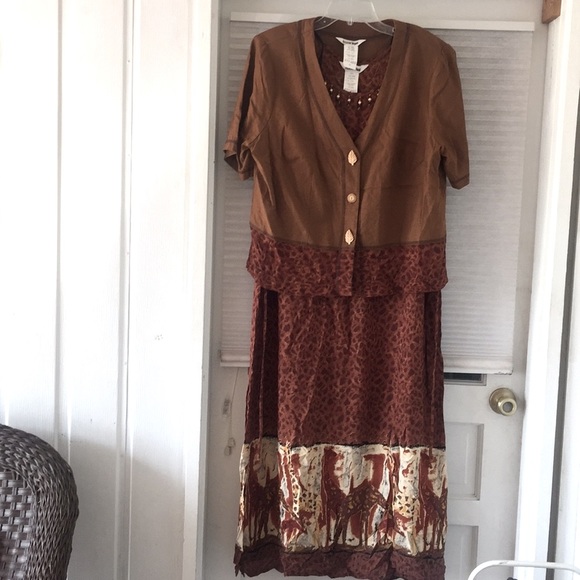 2 piece woman's dress - Picture 1 of 6